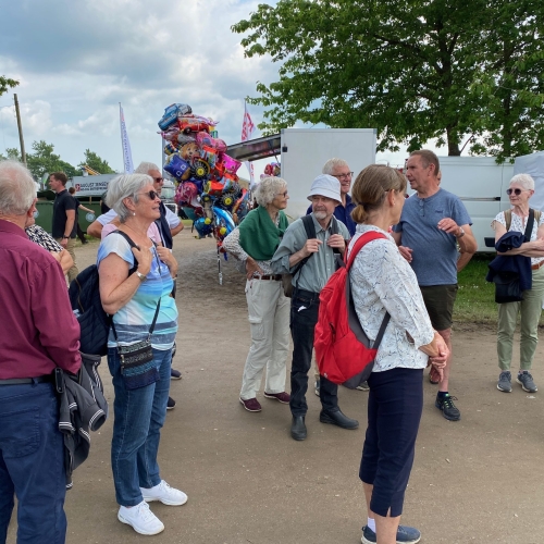 Jo man kunne også få en ballon hvis det skulle være.