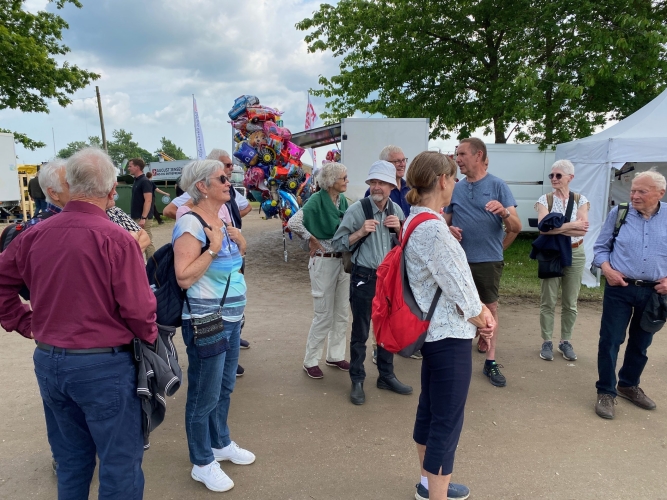 Jo man kunne også få en ballon hvis det skulle være.